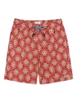 Chelsea Peers Red Lobster Print Swim Shorts