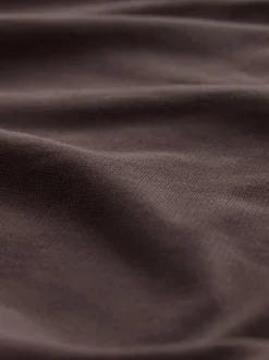 Chocolate Brown Lightweight Crew Neck Sweatshirt