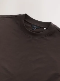 Chocolate Brown Lightweight Crew Neck Sweatshirt