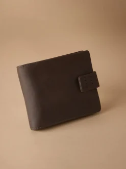 Chocolate Brown Signature Leather Extra Capacity Wallet