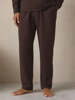 Chocolate Brown TENCEL™ Modal Blend Long Sleeve Lounge Set