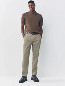 Clay Slim Fit Stretch Chinos Trousers