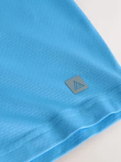 Cobalt Blue Active Gym Textured Training Shorts