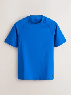 Cobalt Blue Active Short Sleeve Rash Vest