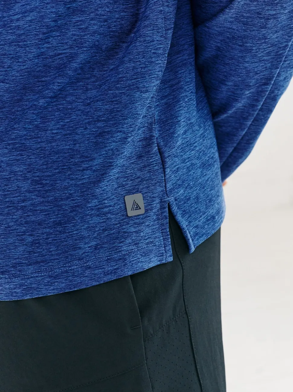 Cobalt Blue Active Training Gym Quarter Zip Sweater