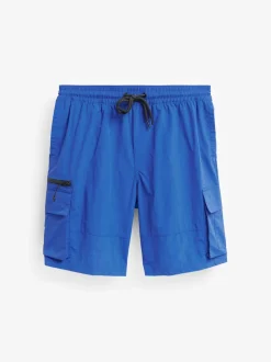 Cobalt Blue Cargo Swim Shorts
