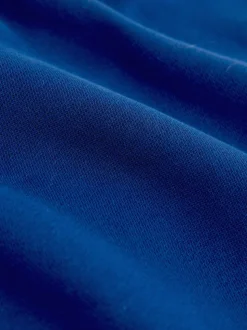 Cobalt Blue Straight Fit Brushback Heavyweight Joggers