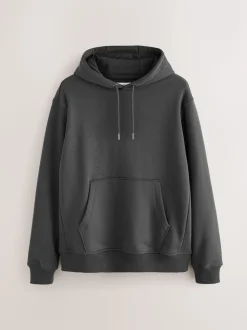 Cobalt Blue/Slate Grey Cotton Rich Jersey Overhead Hoodies 2 Pack