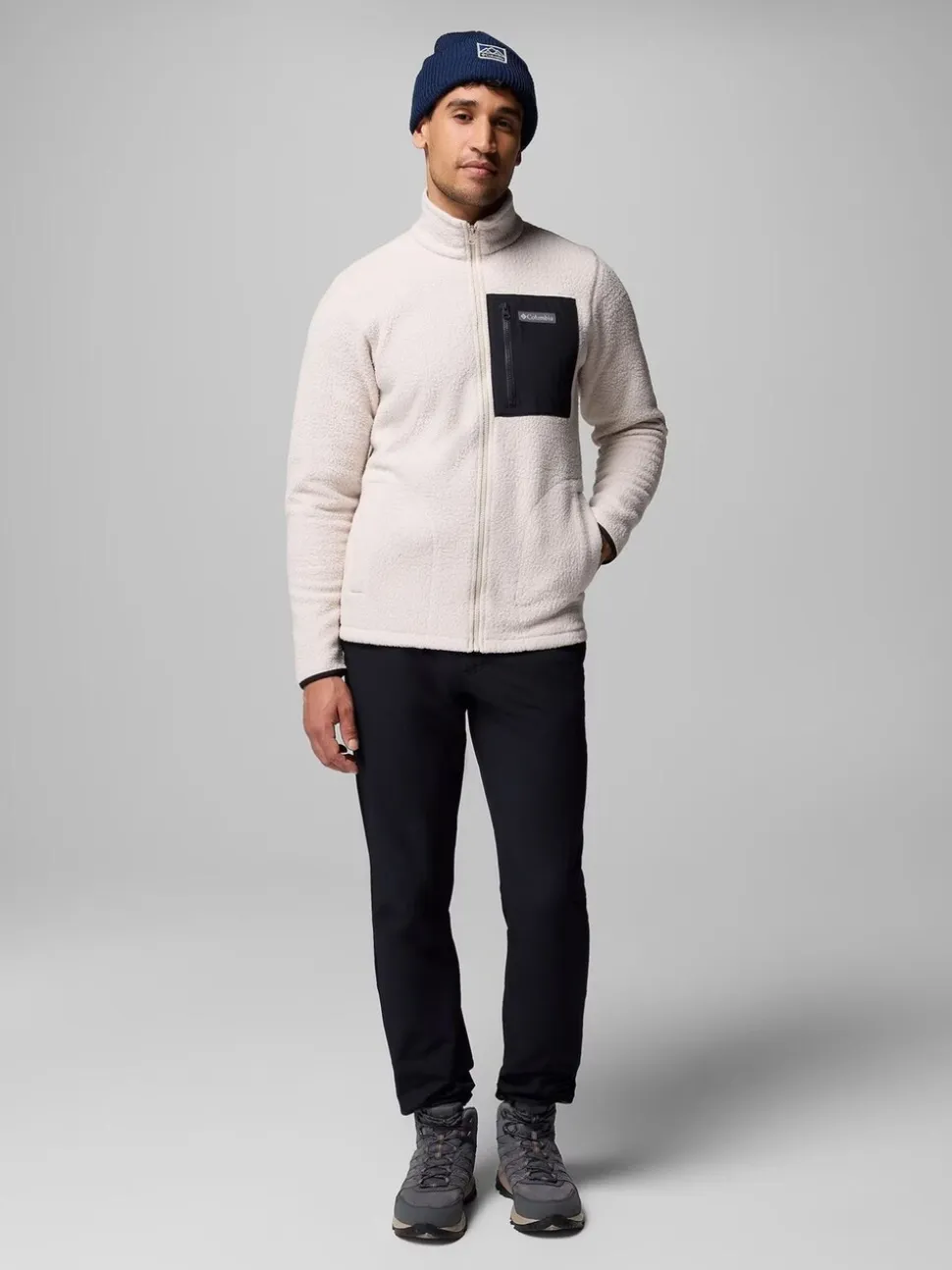 Columbia Jasper Ridge™ Pebbled Full Zip Cream Fleece