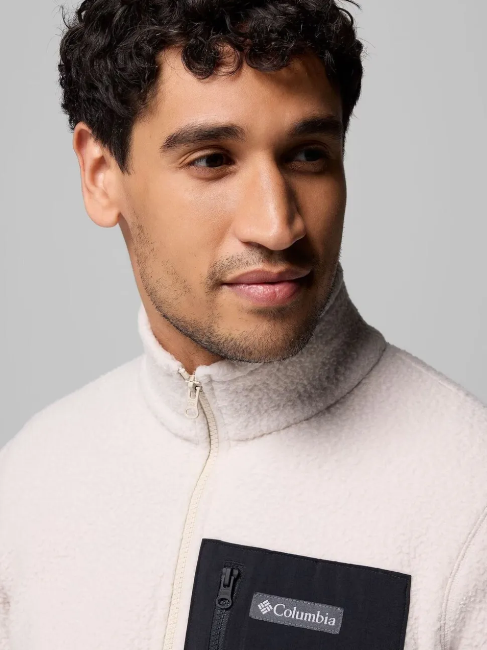 Columbia Jasper Ridge™ Pebbled Full Zip Cream Fleece