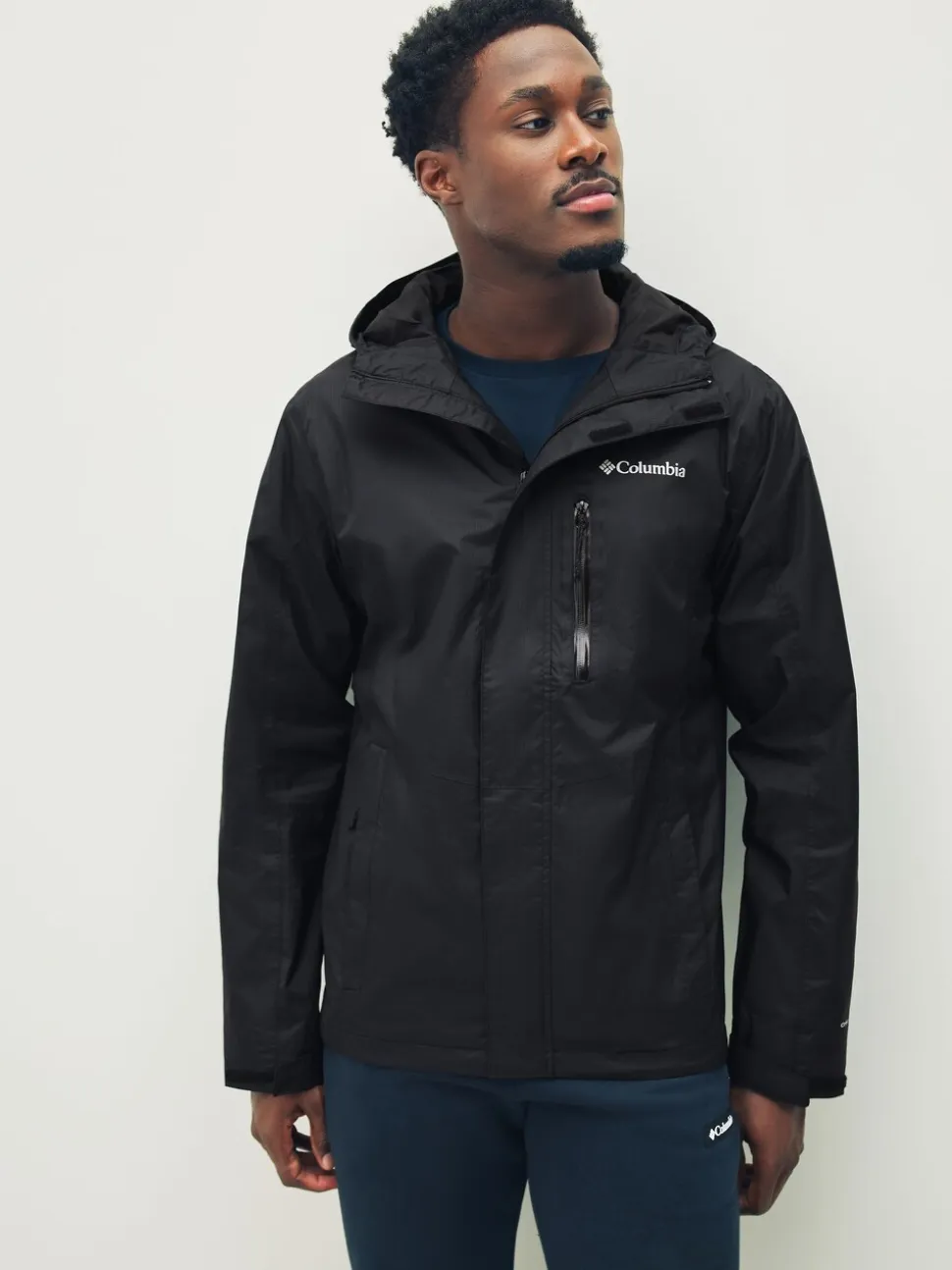 Columbia Pouring Adventure™ III Waterproof Black Jacket