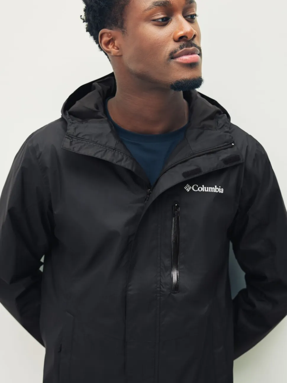 Columbia Pouring Adventure™ III Waterproof Black Jacket