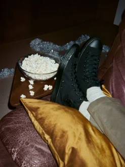 Converse Black Chuck High Trainers