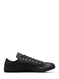 Converse Black Leather Chuck Ox Trainers
