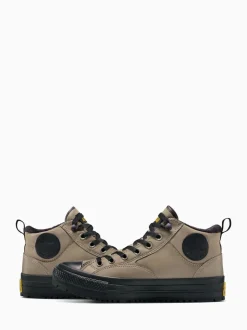 Converse Grey Chuck Taylor All Star Malden Street Mid Top Trainers