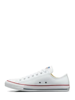 Converse White Leather Chuck Ox Trainers