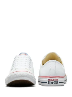 Converse White Leather Chuck Ox Trainers