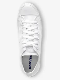 Converse White Standard Fit Chuck Taylor All Star Ox Trainers