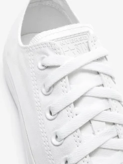 Converse White Standard Fit Chuck Taylor All Star Ox Trainers