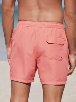 Coral Pink Essential Swim Shorts