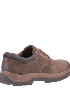 Cotswolds Thickwood Burnished Leather Casual Brown Shoes
