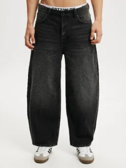 Cotton On Black Baggy Balloon Jeans