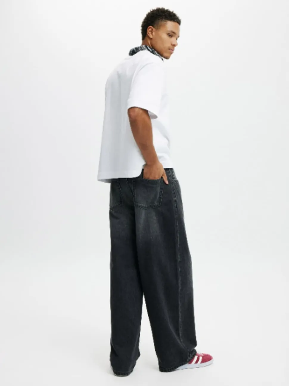 Cotton On Black Super Baggy Jeans
