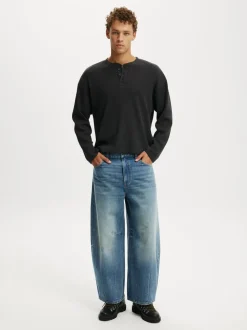 Cotton On Blue Baggy Balloon Jeans