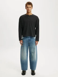 Cotton On Blue Baggy Balloon Jeans