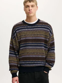Cotton On Blue Garage Knit Jumper