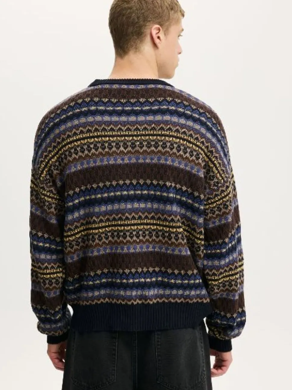 Cotton On Blue Garage Knit Jumper