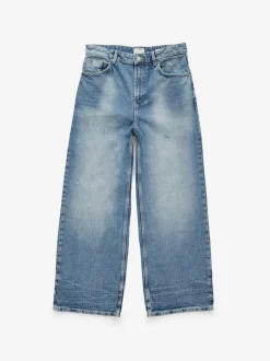 Cotton On Blue/White Super Baggy Jeans