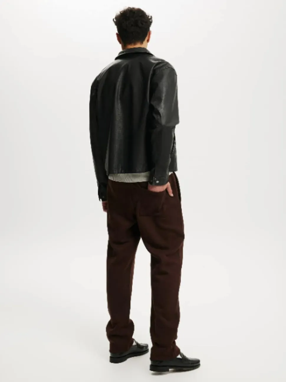 Cotton On Brown Relaxed Track Pants