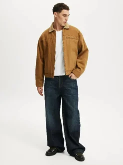 Cotton On Dark Blue Super Baggy Jeans