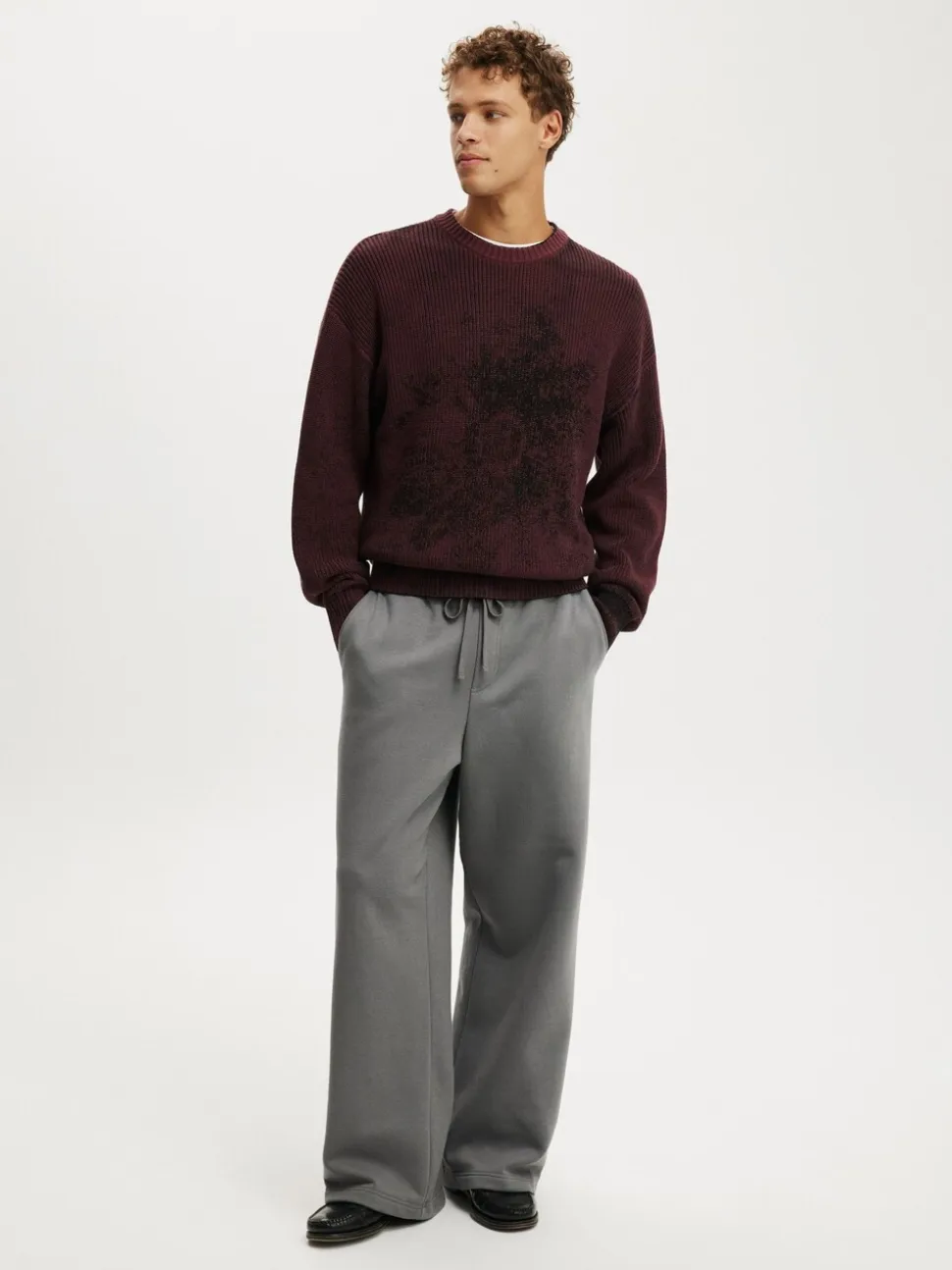 Cotton On Dark Grey Super Baggy Trousers