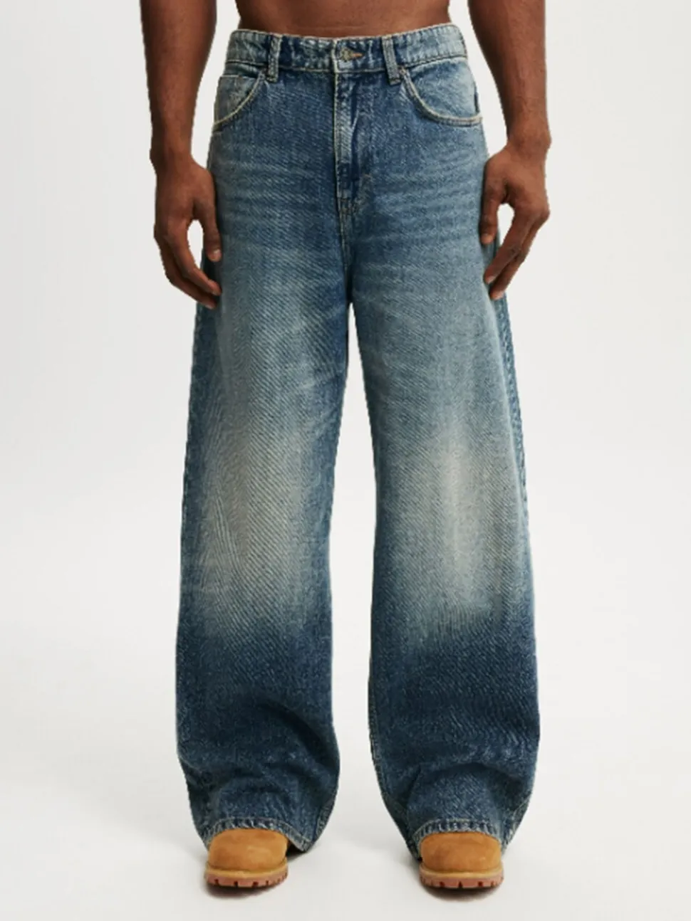 Cotton On Light Blue Super Baggy Jeans