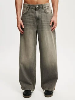 Cotton On Light Grey Super Baggy Jeans