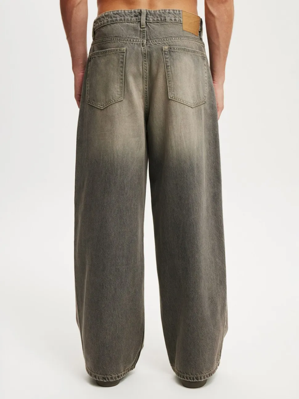 Cotton On Light Grey Super Baggy Jeans