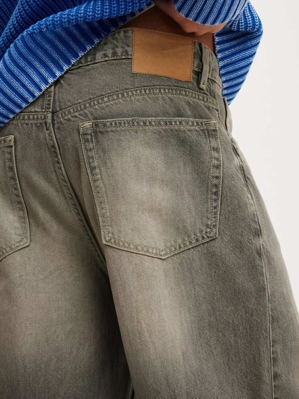 Cotton On Light Grey Super Baggy Jeans
