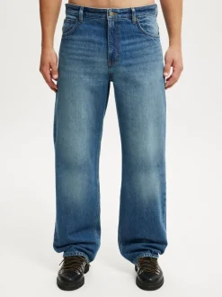 Cotton On Mid Blue Baggy Jeans
