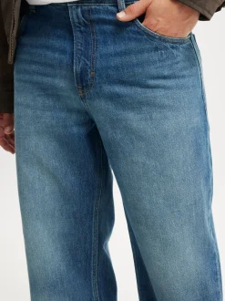 Cotton On Mid Blue Baggy Jeans