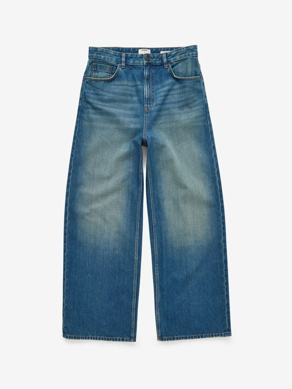 Cotton On Mid Blue Super Baggy Jeans