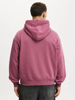 Cotton On Red Box Fit Graphic Hoodie
