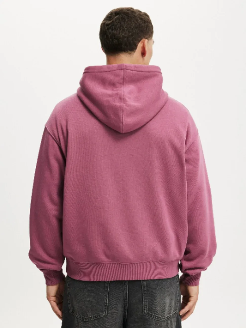 Cotton On Red Box Fit Graphic Hoodie