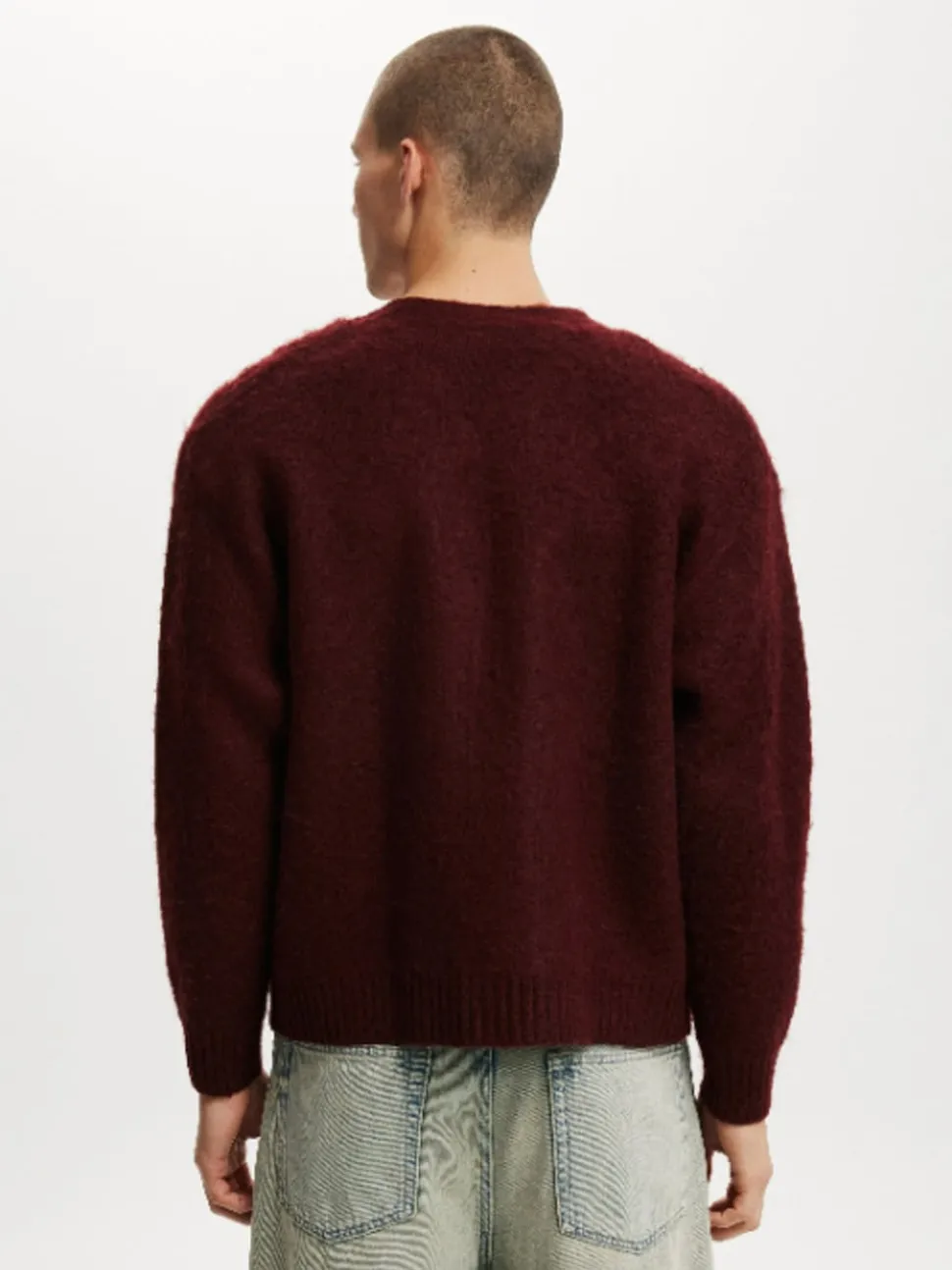 Cotton On Red Cropped Cardigan