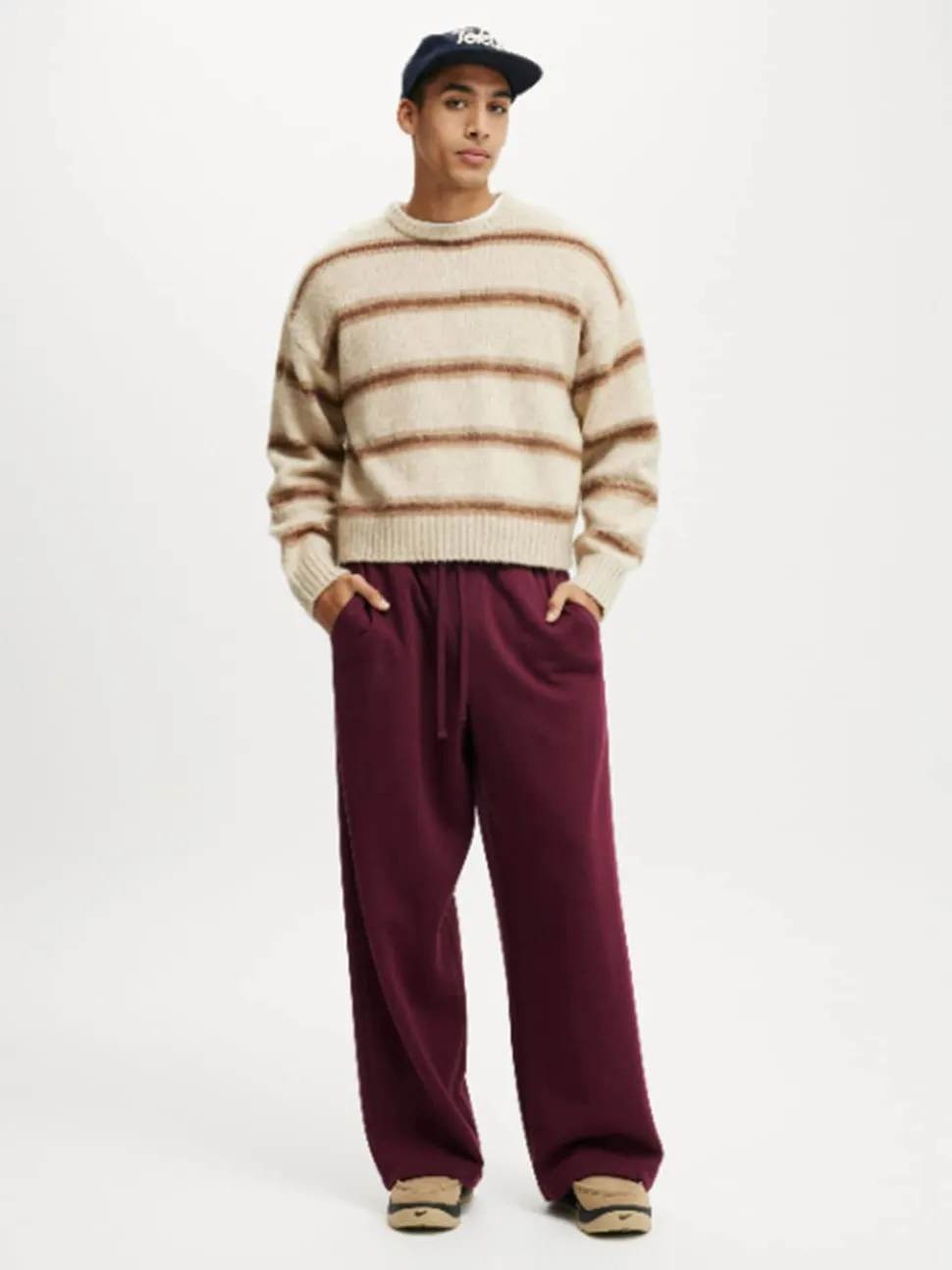 Cotton On Red Super Baggy Trousers