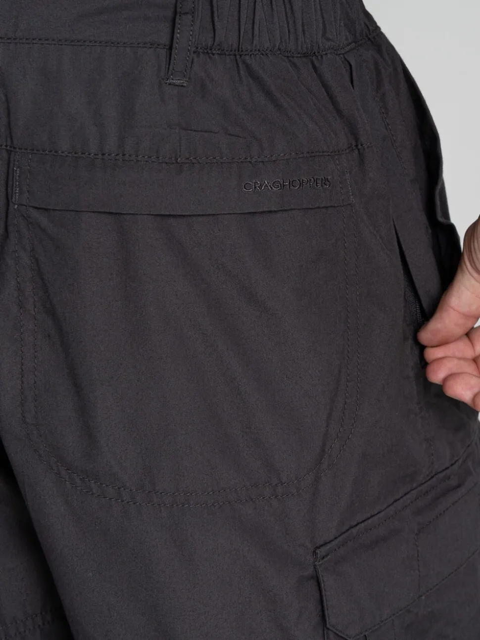 Craghoppers Black Kiwi Long Shorts