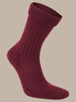 Craghoppers Purple Wool Hiker Socks
