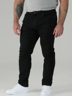 D555 Black chrome CEDRIC Tapered Fit Stretch Jeans