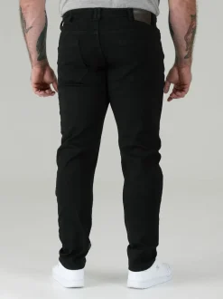 D555 Black chrome CEDRIC Tapered Fit Stretch Jeans